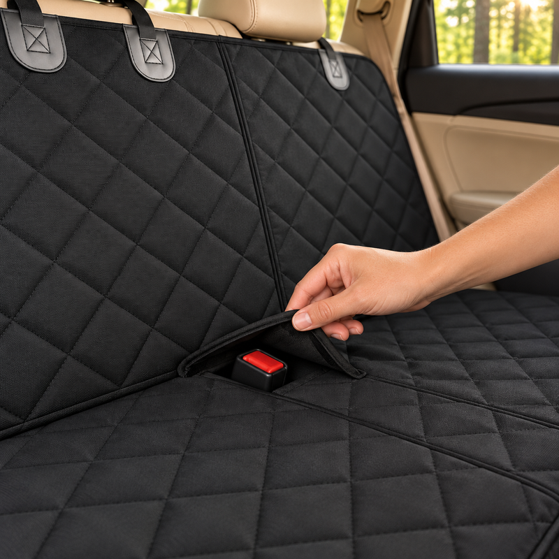 Good Miles | Seat belt opening